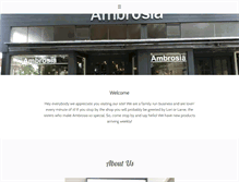 Tablet Screenshot of ambrosiatexas.com